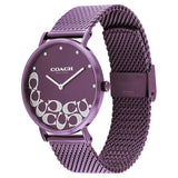 Coach Perry Purple Dial Purple Mesh Bracelet Watch for Women - 14503484 Authentic Buy Shop Now