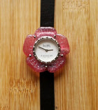 Coach Perry Silver Dial Black Leather Strap Watch for Women - 14503049 Authentic Buy Shop Now