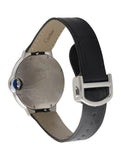 Cartier Ballon Bleu De Cartier Silver Dial Black Leather Strap Watch for Women - WSBB0030 Authentic Buy Shop Now