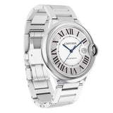 Cartier Ballon Bleu De Cartier Silver Dial Silver Steel Strap Watch for Men - WSBB0049 Authentic Buy Shop Now
