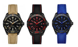 Tag Heuer Aquaracer Caliber 5 Black Dial Black Nylon Strap Watch for Men - WAY208A.FC6381 Authentic Buy Shop Now