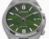 Citizen Tsuyosa Automatic Camouflage Green Dial Silver Steel Strap Watch For Men - NJ0159-86X Authentic Buy Shop Now