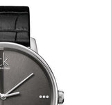 Calvin Klein Accent Black Dial Black Leather Strap Watch for Men - K2Y2X1CU Authentic Buy Shop Now