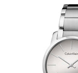 Calvin Klein City Silver Dial Silver Steel Strap Watch for Women - K2G23148 Authentic Buy Shop Now