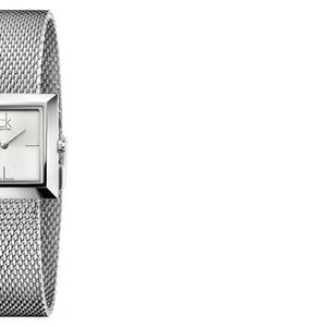 Calvin Klein Mark Silver Dial Silver Mesh Bracelet Watch for Women - K3R23126 Authentic Buy Shop Now