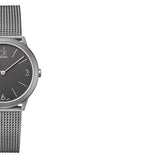 Calvin Klein Minimal Grey Dial Silver Mesh Bracelet Watch for Men - K3M52154 Authentic Buy Shop Now