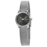Calvin Klein Minimal Grey Dial Silver Mesh Bracelet Watch for Women - K3M231Y3 Authentic Buy Shop Now