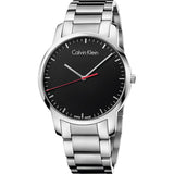 Calvin Klein City Black Dial Silver Steel Strap Watch for Men - K2G2G141 Authentic Buy Shop Now