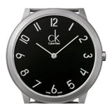 Calvin Klein Minimal Black Dial Silver Mesh Bracelet Watch for Men - K3M51151 Authentic Buy Shop Now