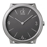 Calvin Klein Minimal Grey Dial Silver Mesh Bracelet Watch for Women - K3M53154 Authentic Buy Shop Now