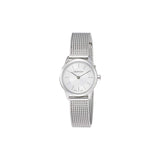 Calvin Klein Minimal White Dial Silver Mesh Bracelet Watch for Women - K3M23126 Authentic Buy Shop Now