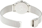 Calvin Klein Minimal Grey Dial Silver Mesh Bracelet Watch for Women - K3M23124 Authentic Buy Shop Now