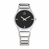 Calvin Klein Stately Black Dial Silver Steel Strap Watch for Women - K3G2312S Authentic Buy Shop Now