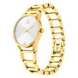 Calvin Klein Stately White Dial Gold Steel Strap Watch for Women - K3G2352W Authentic Buy Shop Now