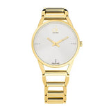 Calvin Klein Stately White Dial Gold Steel Strap Watch for Women - K3G2352W Authentic Buy Shop Now