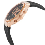 Salvatore Ferragamo Sapphire Chrono Black Dial Black Rubber Strap Watch for Men - SFME00721 Authentic Buy Shop Now