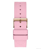Guess Athena White Dial Pink Rubber Strap Watch For Women - GW0030L4 Authentic Buy Shop Now