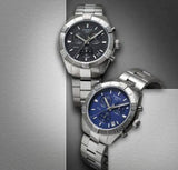 Tissot PR 100 Sport Quartz Chronograph Blue Dial Silver Steel Strap Watch For Men - T101.617.11.041.00 Authentic Buy Shop Now