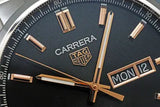 Tag Heuer Carrera Day Date Black Dial Silver Steel Strap Watch for Men - WBN2013.BA0640 Authentic Buy Shop Now