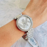 Michael Kors Parker Quartz Silver Dial Silver Steel Strap Watch For Women - MK6658 Authentic Buy Shop Now