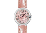 Cartier Ballon Bleu De Cartier Pink Dial Pink Leather Strap Watch for Women - WSBB0007 Authentic Buy Shop Now