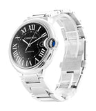 Cartier Ballon Bleu de Cartier Black Dial Silver Steel Strap Watch for Men - W6920042 Authentic Buy Shop Now