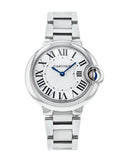 Cartier Ballen Bleu De Cartier Silver Dial Silver Steel Strap Watch for Women - W6920084 Authentic Buy Shop Now