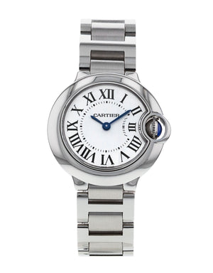 Cartier Ballon Bleu De Cartier White Dial Silver Steel Strap Watch for Women - W69010Z4 Authentic Buy Shop Now