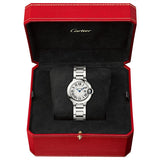 Cartier Ballon Bleu De Cartier White Dial Silver Steel Strap Watch for Women - W69010Z4 Authentic Buy Shop Now