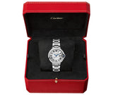 Cartier Ballon Bleu De Cartier Silver Dial Silver Steel Strap Watch for Women - WSBB0044 Authentic Buy Shop Now