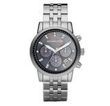 Michael Kors Jet Set Chronograph Blue Dial Silver Steel Strap Watch for Women - MK5021 Authentic Buy Shop Now