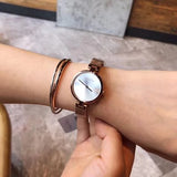 Calvin Klein Authentic Mother of Pearl Dial Rose Gold Mesh Bracelet Watch for Women - K8G2362G Authentic Buy Shop Now