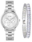Hugo Boss Prima Silver Dial Silver Steel Strap Watch for Women - 1502570 Authentic Buy Shop Now