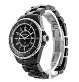 Chanel J12 Quartz Ceramic Black Dial Black Steel Strap Watch for Women - J12 H0682 Authentic Buy Shop Now