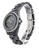 Chanel J12 Quartz Ceramic Black Dial Black Steel Strap Watch for Women - J12 H0682 Authentic Buy Shop Now
