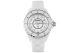 Chanel J12 Diamonds Quartz Ceramic White Dial White Steel Strap Watch for Women - J12 H2422 Authentic Buy Shop Now