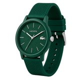 Lacoste 12.12 Move Green Dial Green Silicon Strap Watch for Men - 2011238 Authentic Buy Shop Now