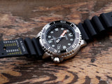 Citizen Eco Drive Pro Master Diver Black Dial Black Steel Strap Watch For Men - BN0150-28E Authentic Buy Shop Now