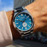 Citizen Tsuyosa Automatic Blue Dial Silver Steel Strap Watch For Men - NK5010-51L Authentic Buy Shop Now