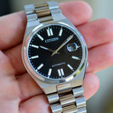Citizen Tsuyosa Automatic Black Dial Silver Steel Strap Watch For Men - NJ0150-81E Authentic Buy Shop Now
