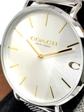 Coach Charles Silver Dial Silver Mesh Bracelet Watch for Men - 14602439 Authentic Buy Shop Now