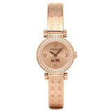Coach Madison Crystals Rose Gold Dial Rose Gold Steel Strap Watch For Women - 14502203 Authentic Buy Shop Now