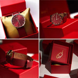 Coach Perry Red Dial Red Leather Strap Watch for Women - 14503486 Authentic Buy Shop Now