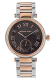 Michael Kors Skylar Black Dial Two Tone Steel Strap Watch for Women - MK5957 Authentic Buy Shop Now