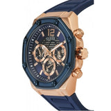 Guess Momentum Chronograph Blue Dial Blue Rubber Strap Watch for Men - GW0263G2 Authentic Buy Shop Now
