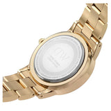 Daniel Wellington Iconic Link Black Dial Rose Gold Steel Strap Watch for Women - DW00100210 Authentic Buy Shop Now