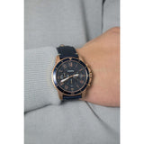 Fossil Grant Sport Chronograph Blue Dial Blue Leather Strap Watch for Men - FS5237 Authentic Buy Shop Now