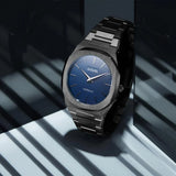 D1 Milano Ultra Thin Blue Dial Gray Steel Strap Watch for Men - D1-UTBJ12 Authentic Buy Shop Now