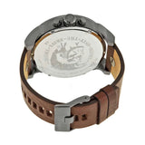 Diesel Mr Daddy 2.0 Chronograph Black Dial Brown Leather Strap Watch For Men - DZ7332 Authentic Buy Shop Now