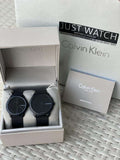 Calvin Klein Minimal Black Dial Black Mesh Bracelet Watch for Women - K3M524B1 Authentic Buy Shop Now
